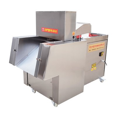 Fagyasztott hús kockára vágó gép